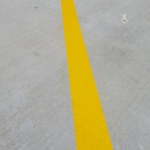 Tek kompenantlı yol çizgisi boyama, Tek çizgi otopark boyama,