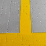 çift kompenantlı yol çizgisi boyama, çift çizgi otopark boyama,